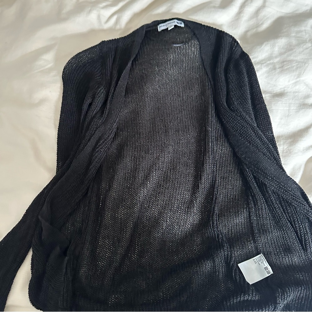 Uniqlo black cardigan